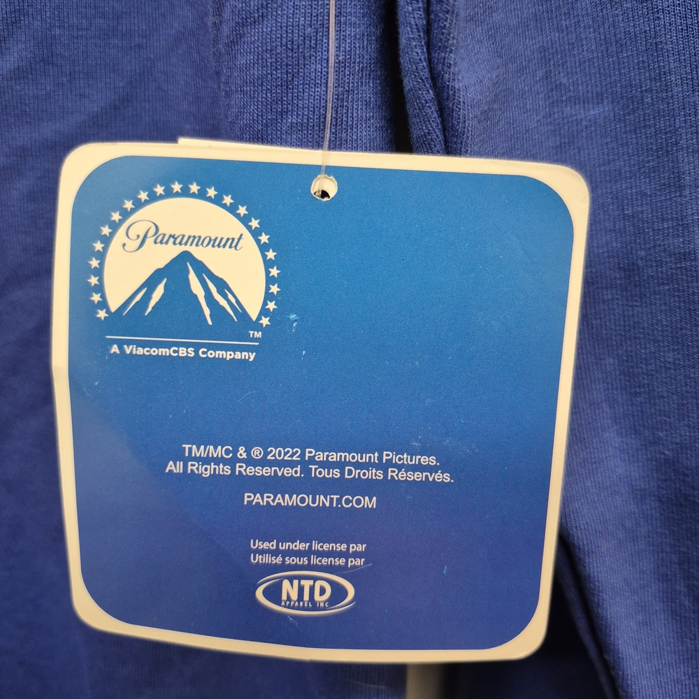 Flashdance Blue Long Sleeve Tee XL NWT - Picture 5 of 5